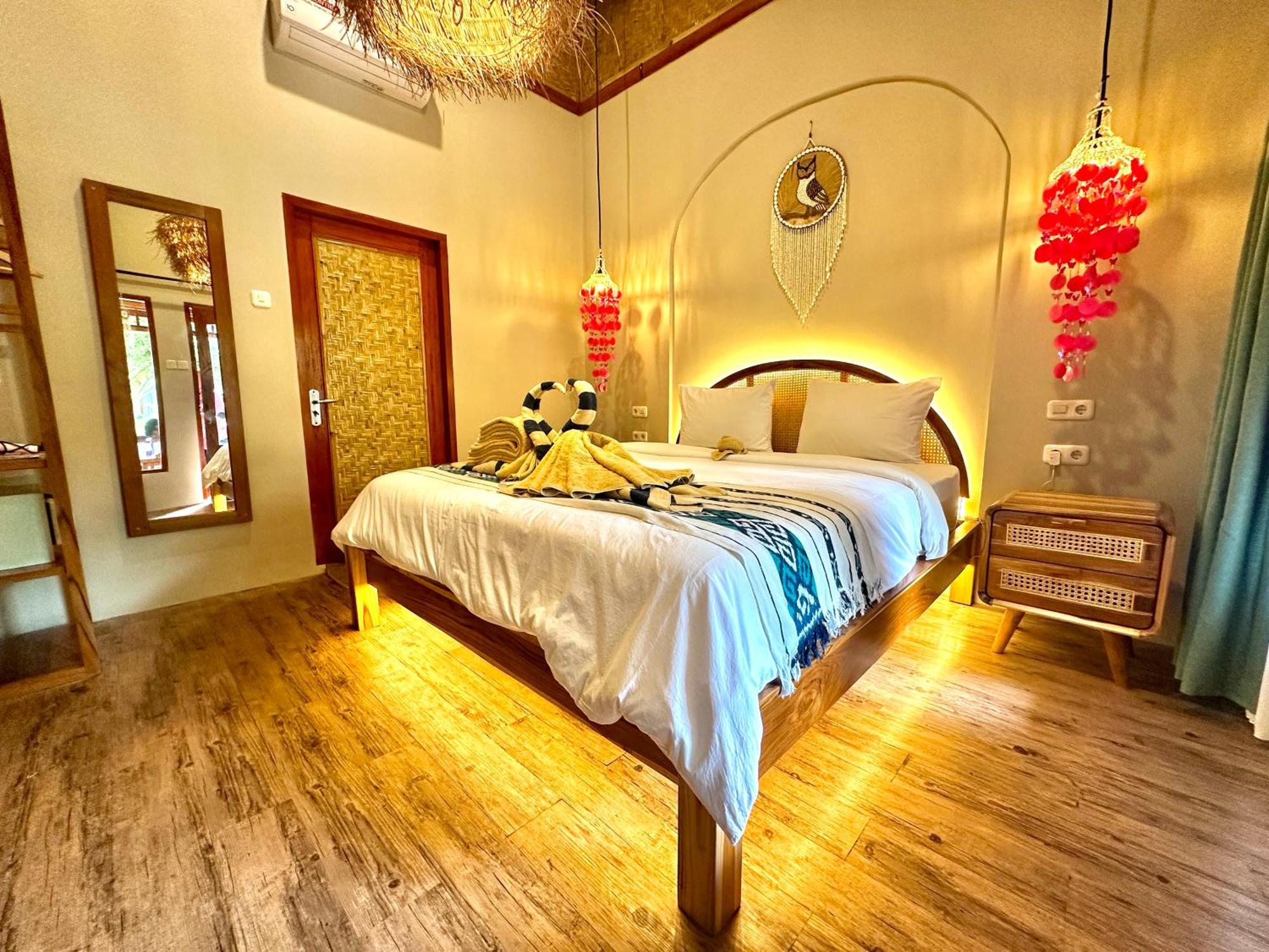 Sunny Rose Bungalows Gili Air - Adults Only ภายนอก รูปภาพ